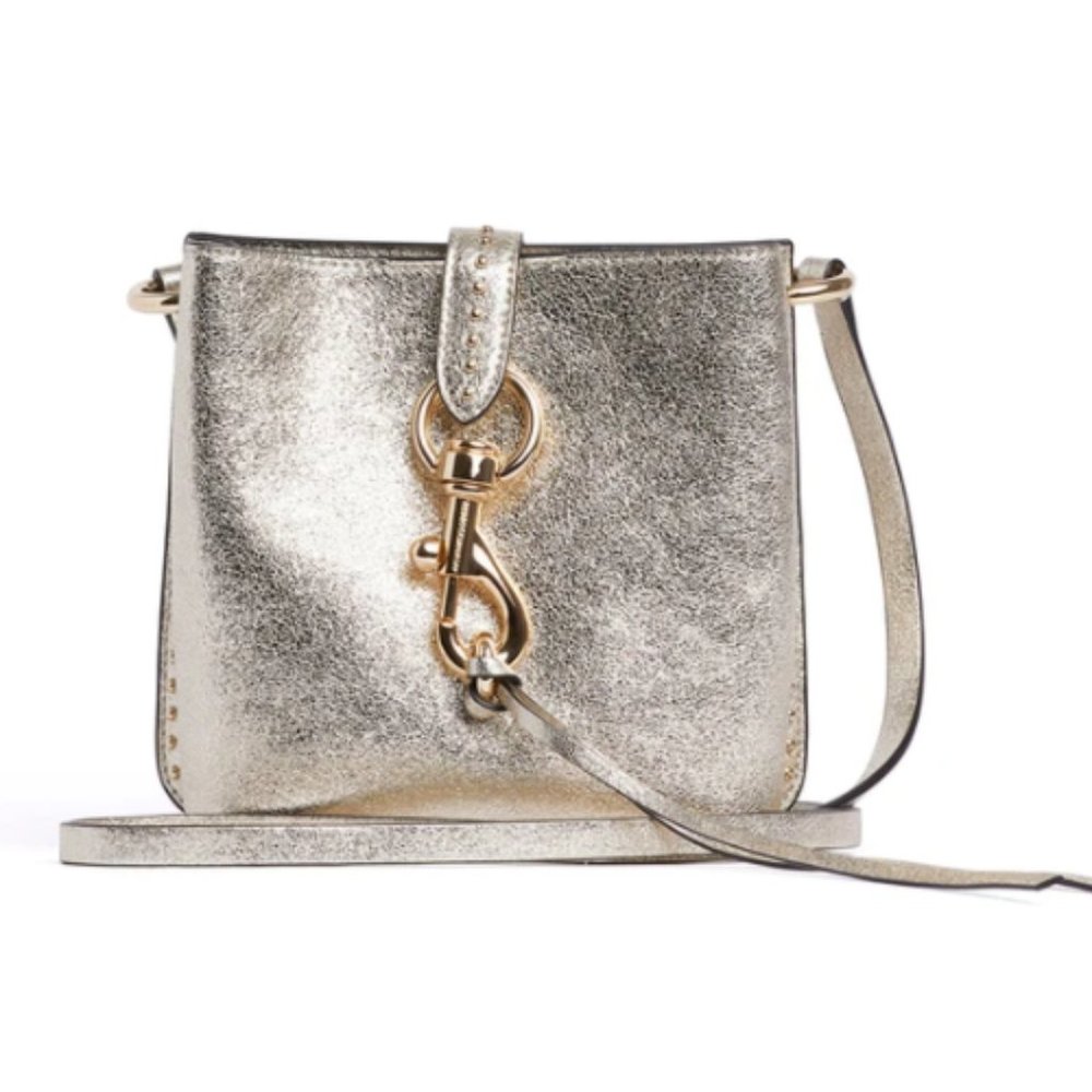 New Rebecca Minkoff Megan Mini Feed Bag w/ Studs